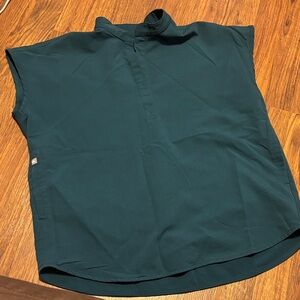 Figs Rafaela Forest green Top